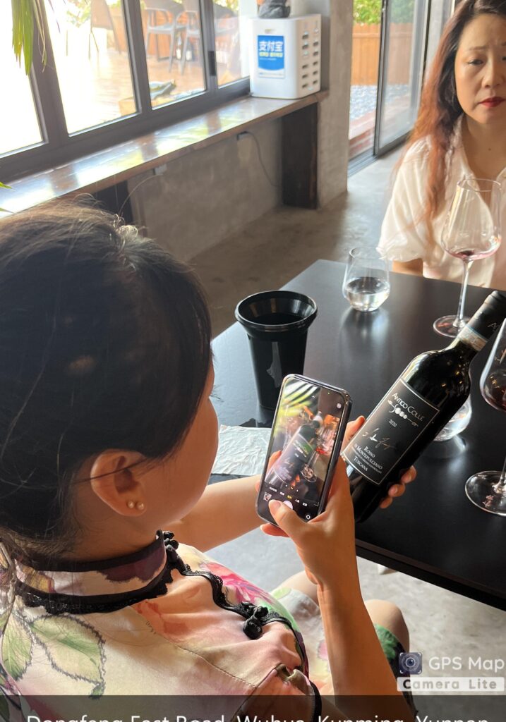 Wine tasting a Quingdao