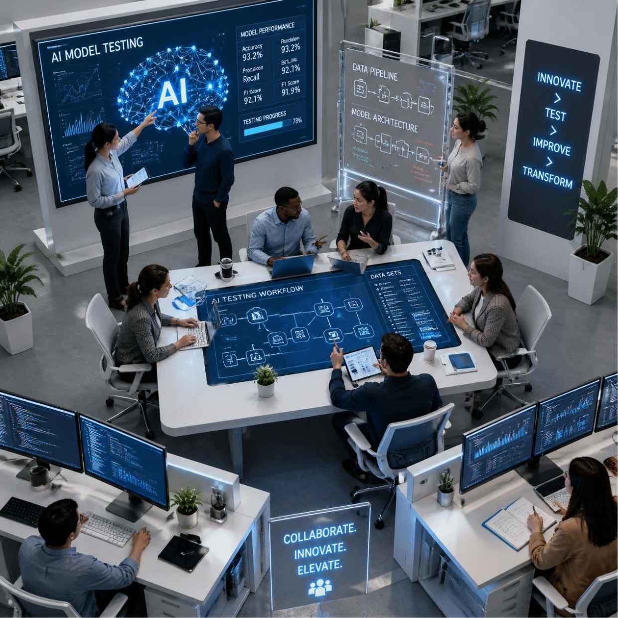 intelligenza artificiale per azienda in ufficio
